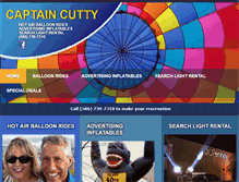 Tablet Screenshot of captaincutty.com